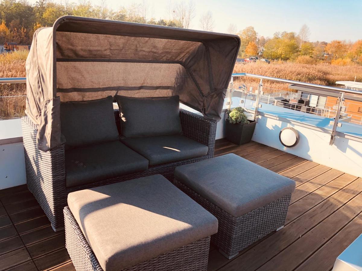 ビッターフェルト＝ヴォルフェン Hausboot Elandiヴィラ エクステリア 写真